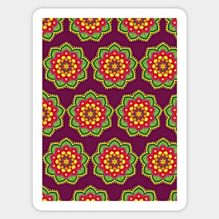 Flower Pattern/Seamless Flower Pattern Sticker